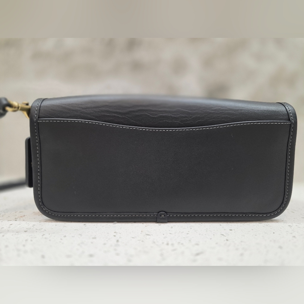 Coach Re-Edition "1974 The Dinky" Black Leather Shoulder Bag - Gorgeous - Picture 8 of 14